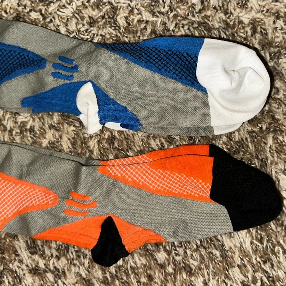New Men's Compression Socks Breathable Outdoor Sports Compression Socks 2 pair